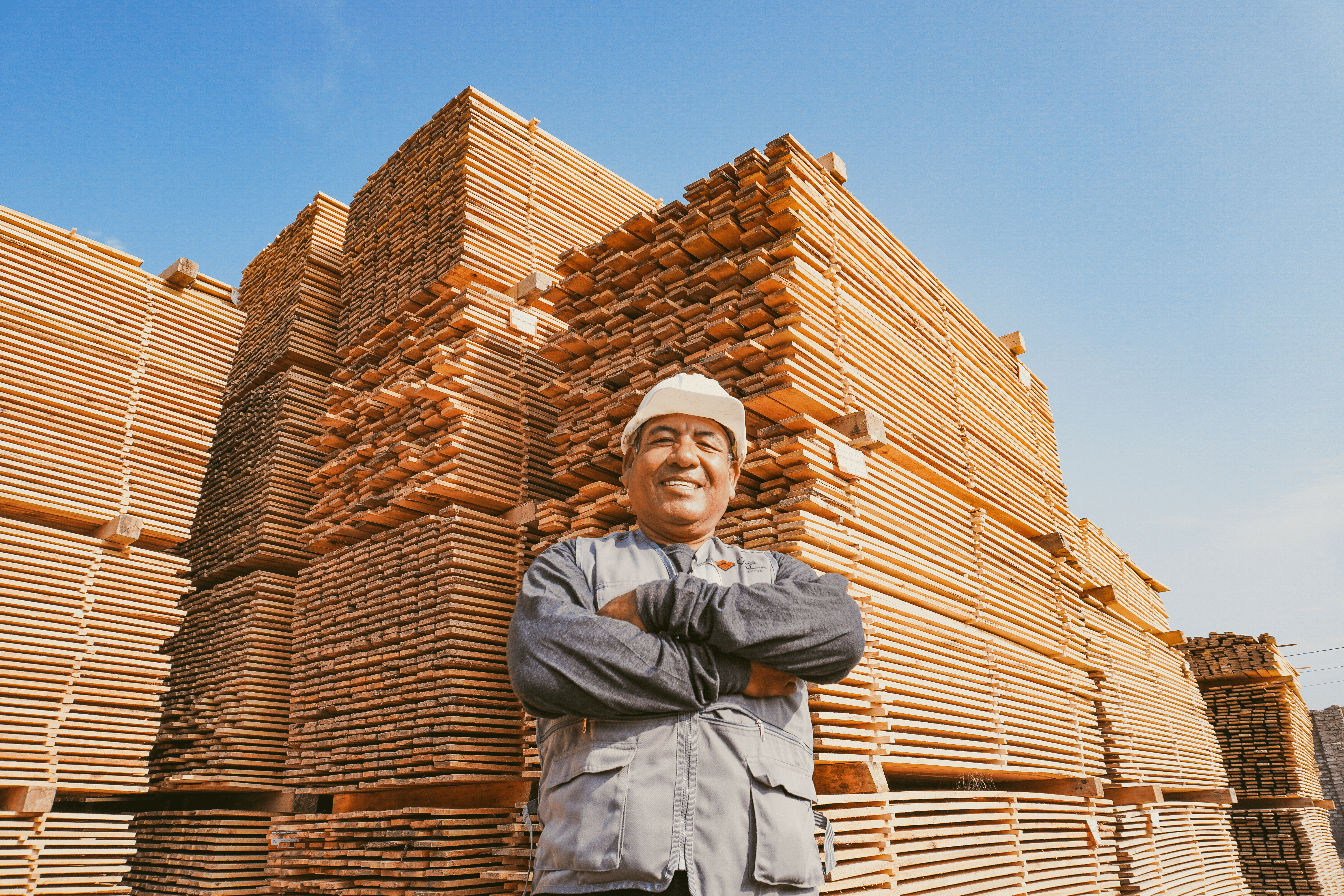 Pallets de madera para carga y transporte