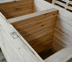 Marcos de madera para embalaje